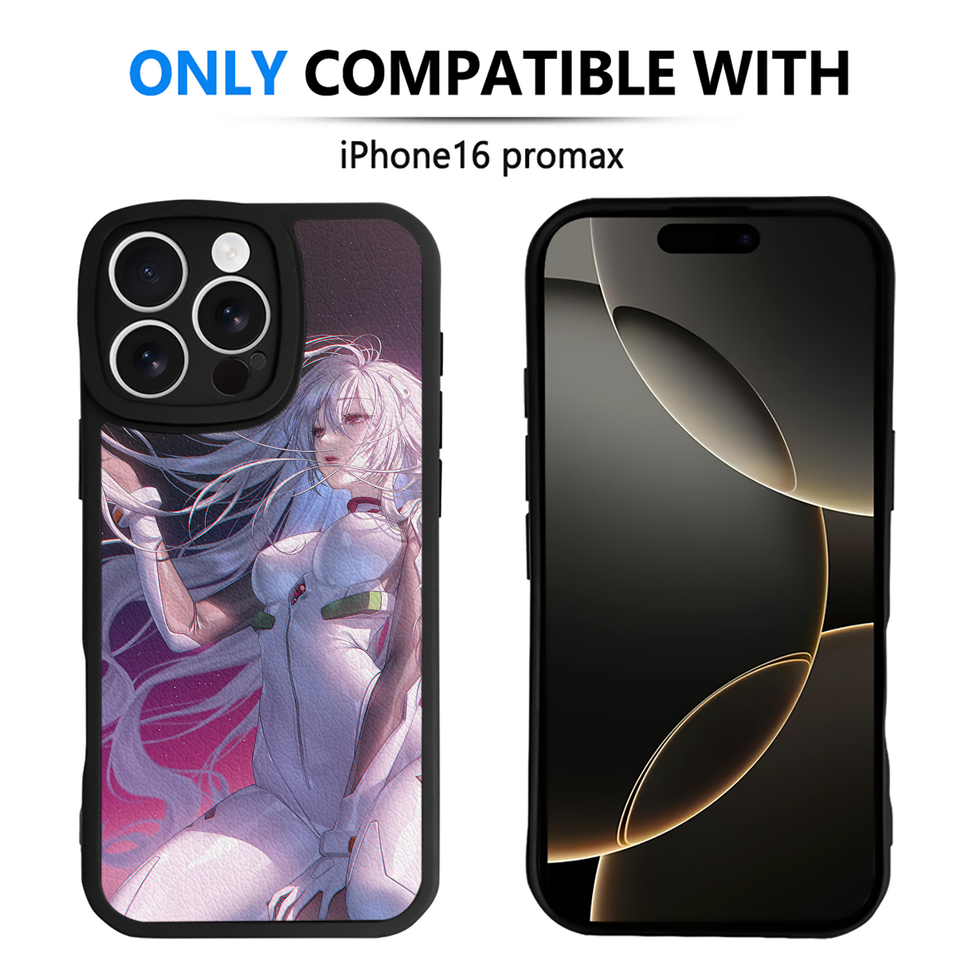 （画像用） EVA 新世紀エヴァンゲリオン 【iPhone 16シリーズ対応】シリコンスマホケース（レザー調） 材質：シリコン
